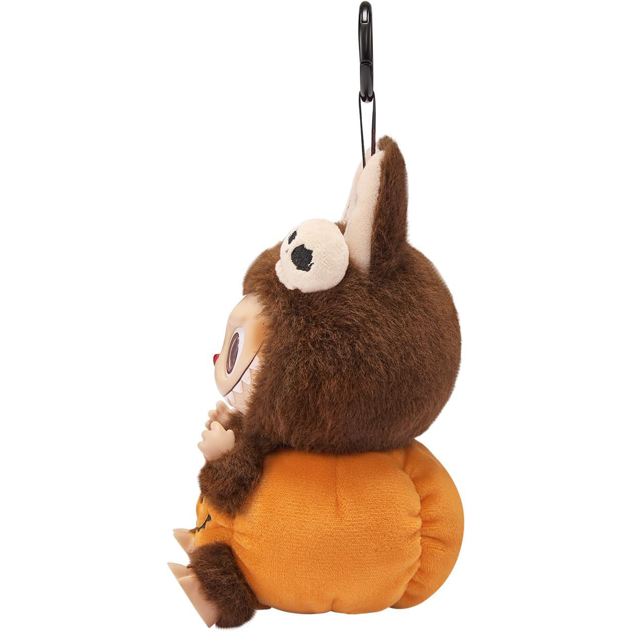 Pop Mart Labubu The Monsters Happy Halloween Party Series-Sitting Pumpkin Vinyl Plush Pendant (Original)