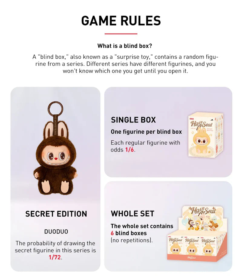 Labubu The Monsters Blind Box – Have A Seat (Original)